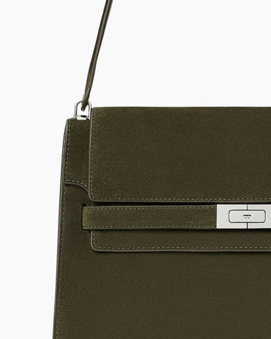 Boxy Top Handle Handbag Adjustable Strap