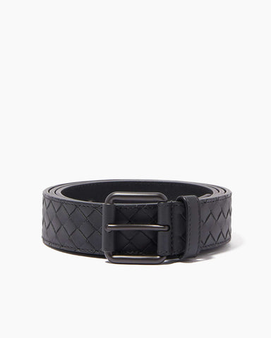 Refined Everyday Woven Leather Belt