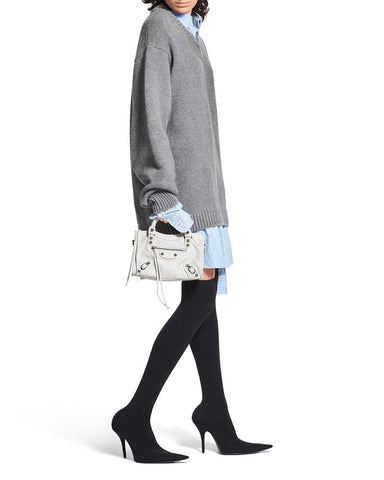 Women's black  LA City Calfskin Bag Medium