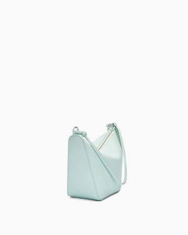 Small Convertible Leather Purse Unique Shape