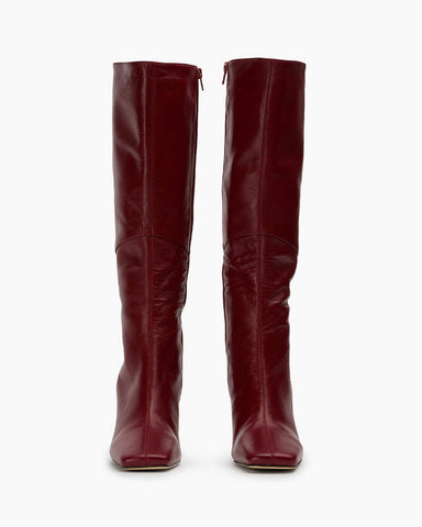 Fantasy Hourglass Heel Knee High Boots