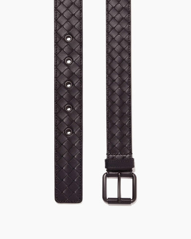 Refined Everyday Woven Leather Belt