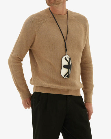cowhide-airport-travel-lanyard-glasses-case