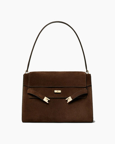 Boxy Top Handle Handbag Adjustable Strap