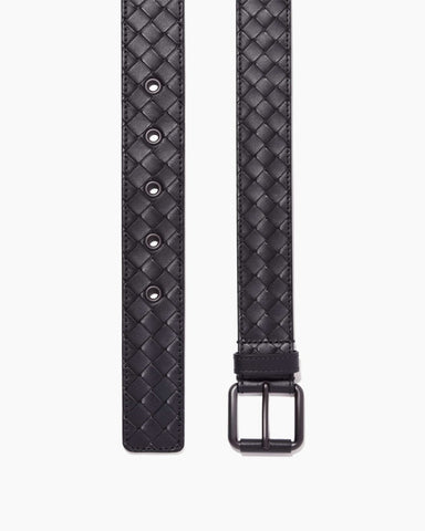 Refined Everyday Woven Leather Belt