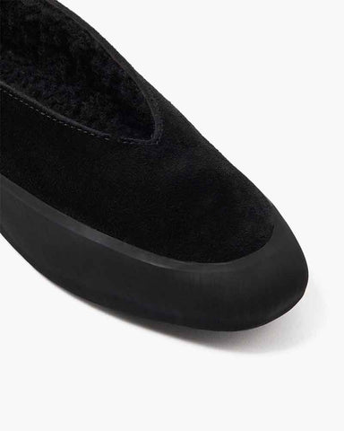 Genuine Shearling Ballet Flats Winter Style