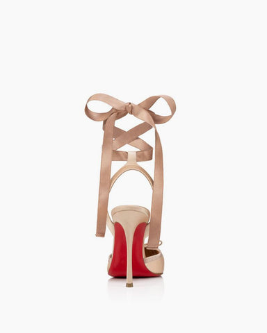 Bow-detailed Satin-crepe Heel Pumps