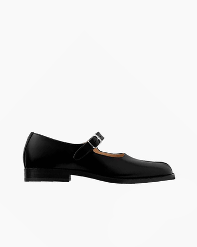 Tabi Chic Mary Jane Leather Ballet Shoes