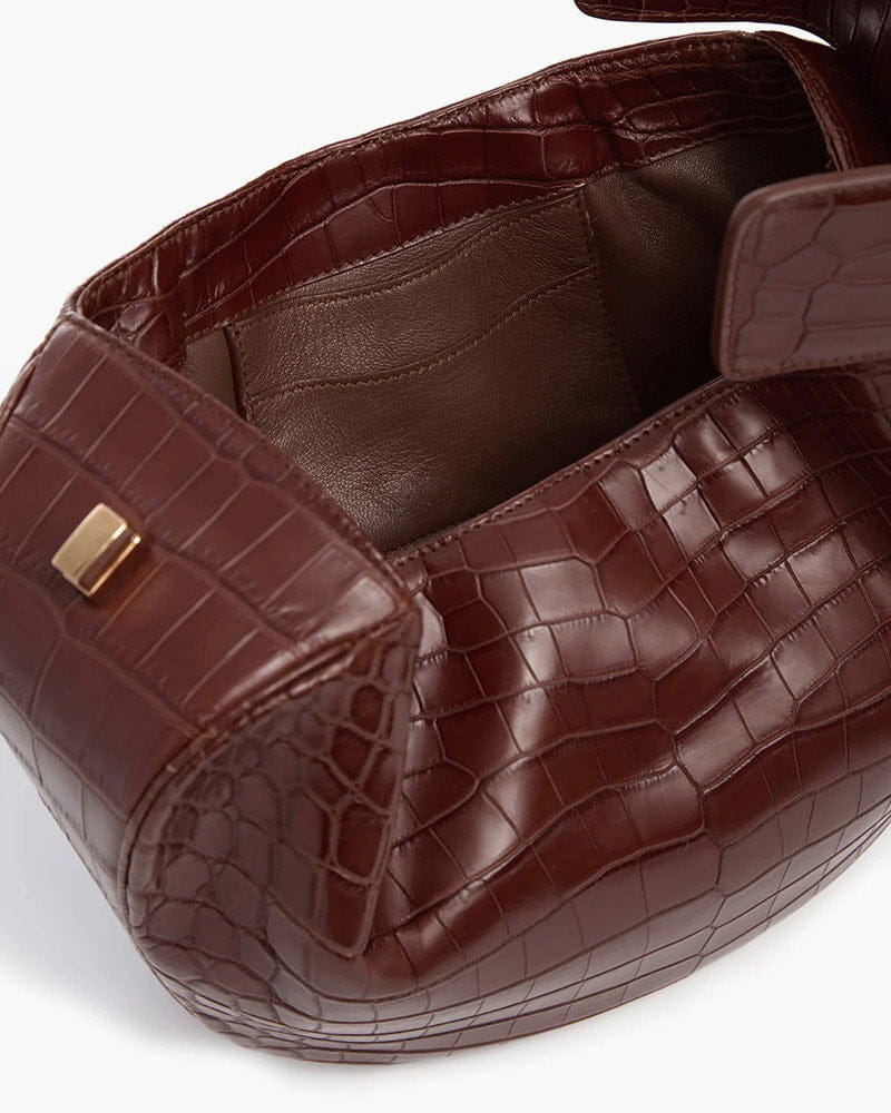 pre-salewomens-statement-minimalist-unique-shape-top-handle-pouch