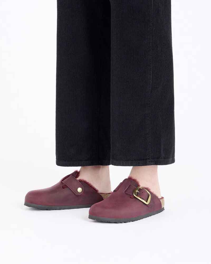 pre-salewomens-cozy-leisure-shearling-natural-leather-clogs