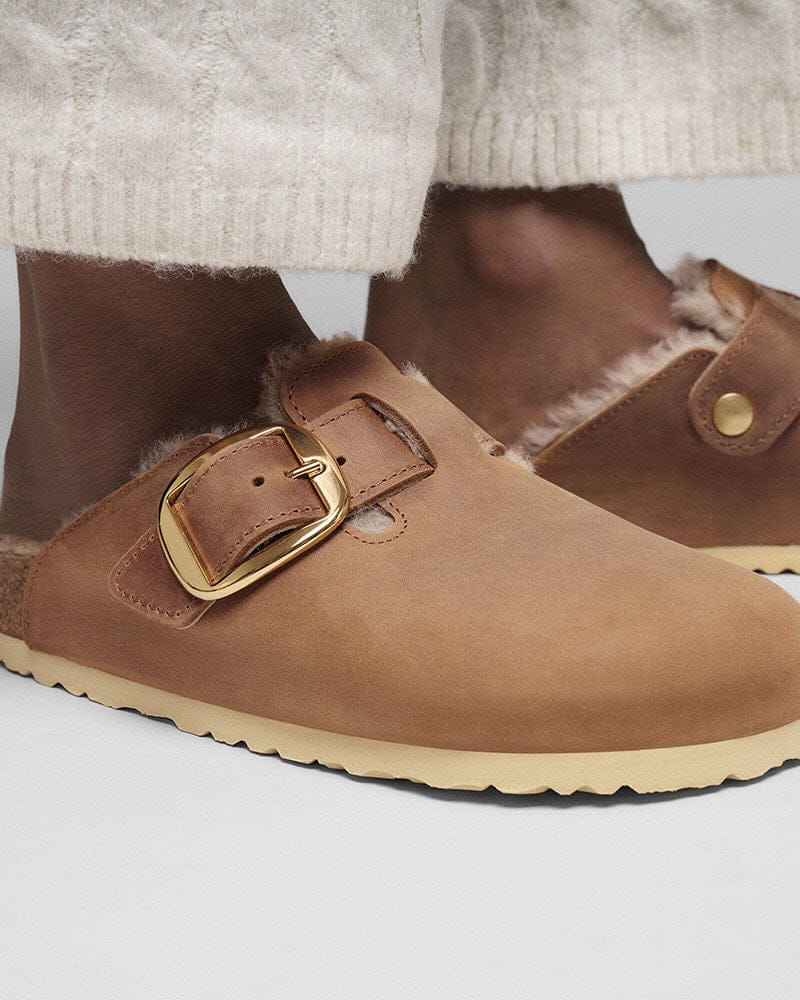 pre-salewomens-timeless-style-big-buckle-suede-mules