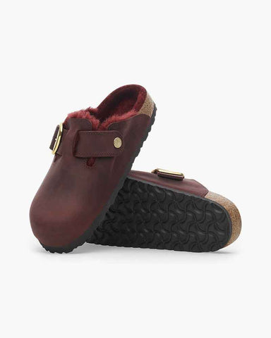 pre-salewomens-cozy-leisure-shearling-natural-leather-clogs