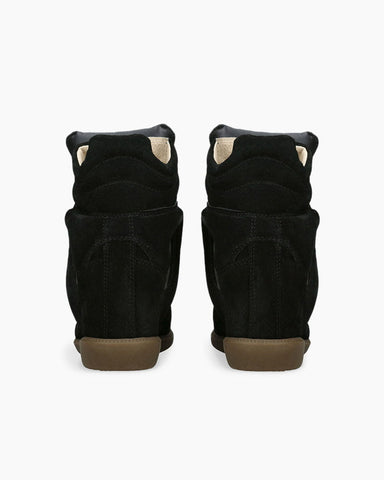 Bekett Suede and Leather High-Top Trainers