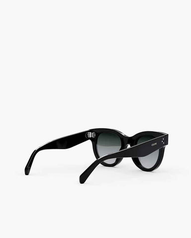 Women’s Glossy Round Polarized Sunglasses