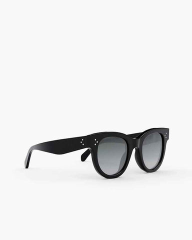 Women’s Glossy Round Polarized Sunglasses