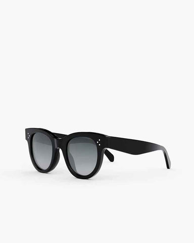 Women’s Glossy Round Polarized Sunglasses
