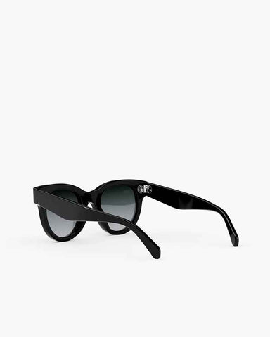 Women’s Glossy Round Polarized Sunglasses