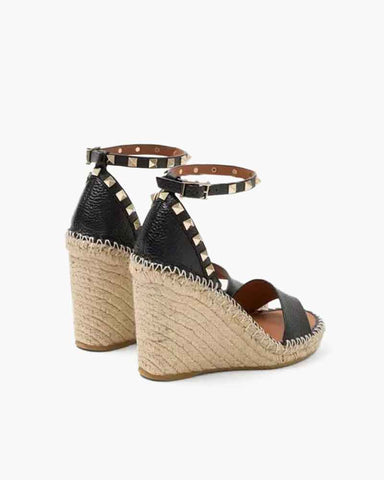 Women’s Studded Espadrille Wedge Sandals