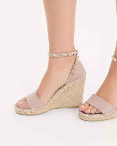 Women’s Studded Espadrille Wedge Sandals