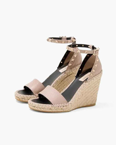 Women’s Studded Espadrille Wedge Sandals