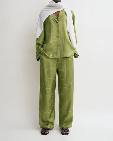 Monogram Silk Women's Pajamas