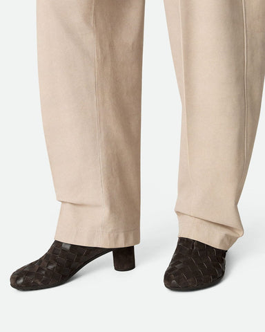 Women's Woven Suede Leather Boots