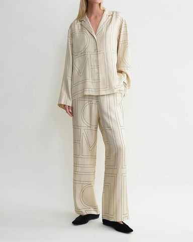 Monogram Silk Women's Pajamas