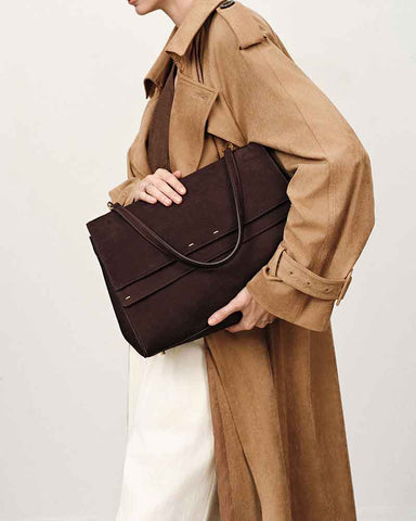 Multi-Way Large Double Flap Convertible Shoulder Bag