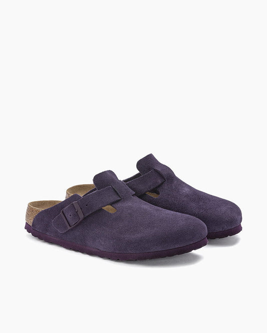 Suede Soft Footbed Boston Clogs