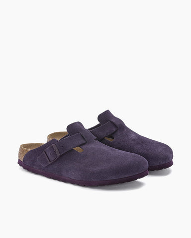 Suede Soft Footbed Boston Clogs