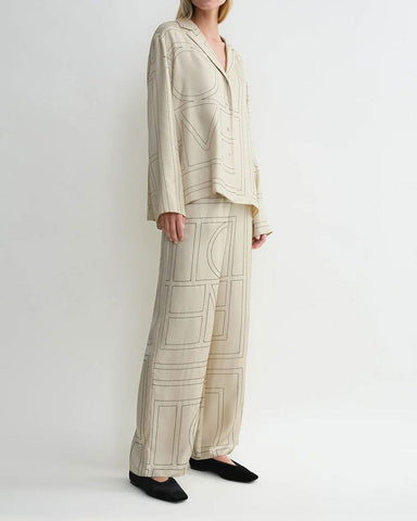 Monogram Silk Women's Pajamas