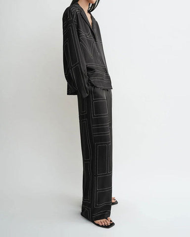 Monogram Silk Women's Pajamas