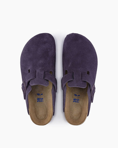 Suede Soft Footbed Boston Clogs