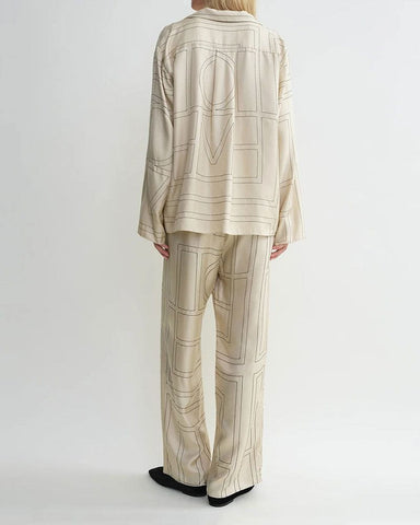 Monogram Silk Women's Pajamas
