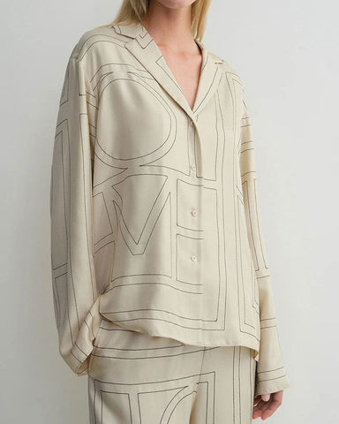 Monogram Silk Women's Pajamas