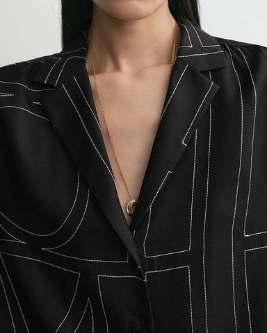 Monogram Silk Women's Pajamas