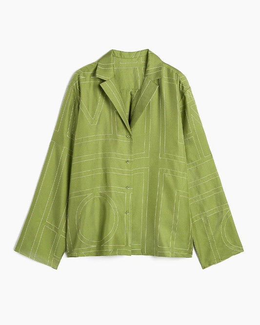 Monogram Silk Women's Pajamas