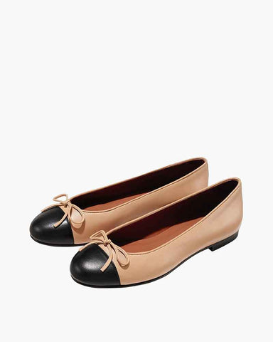 Chic-City-Walk-Two-Tone-Leather-Ballet-Flats-4