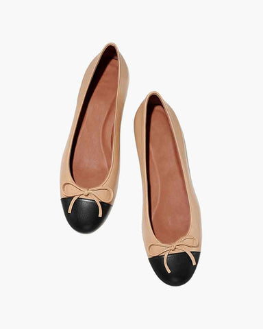 Chic-City-Walk-Two-Tone-Leather-Ballet-Flats-1