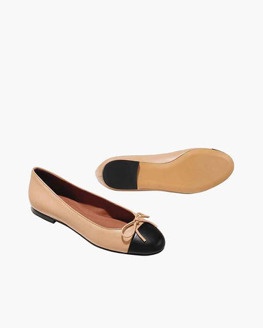 Chic-City-Walk-Two-Tone-Leather-Ballet-Flats-2