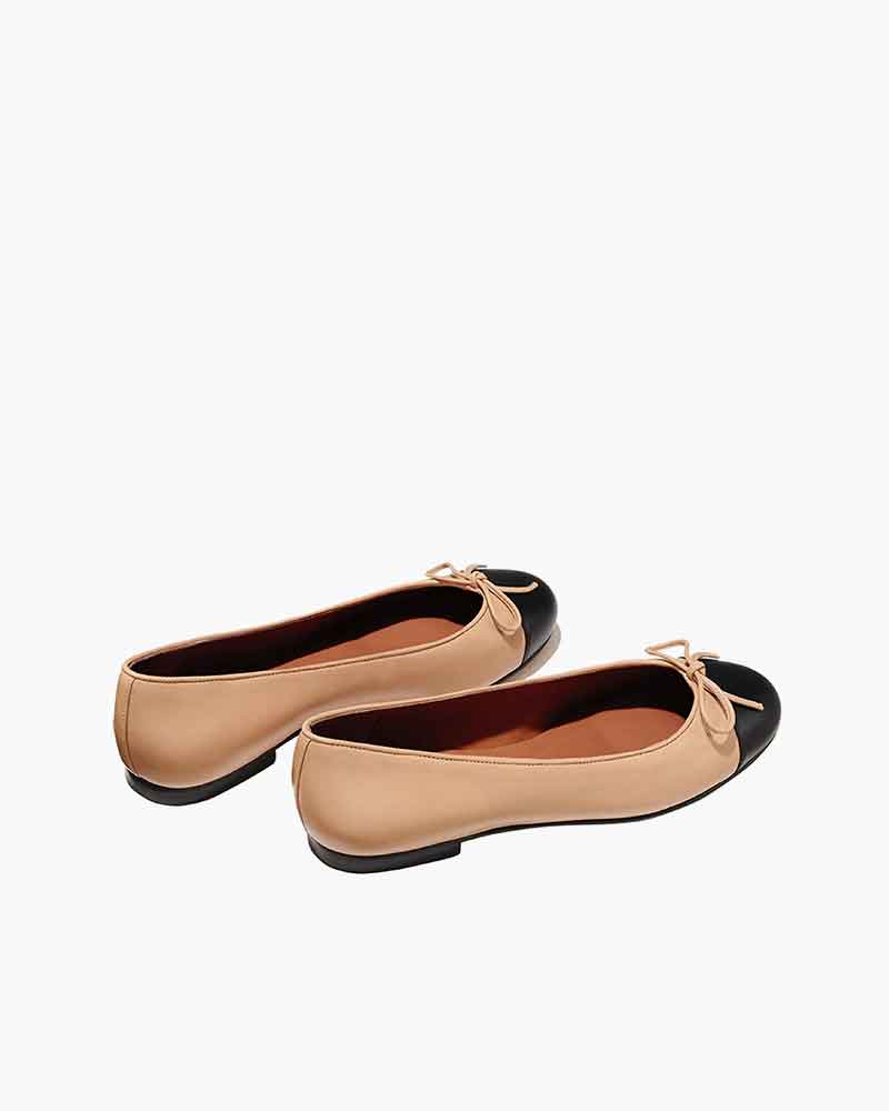 Chic-City-Walk-Two-Tone-Leather-Ballet-Flats-3