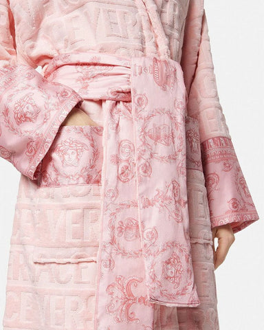 I ♡ Baroque Pink Bathrobe