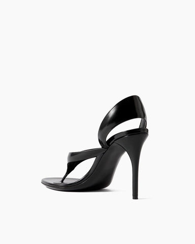 Infradito Sandals in Laminated Leather