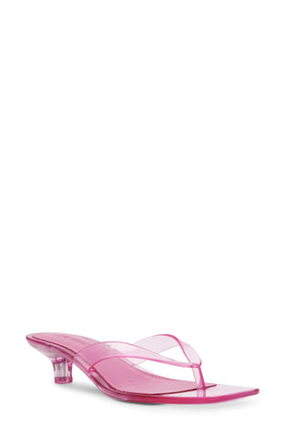 Women’s Transparent Low Heel Flip-Flop Sandals