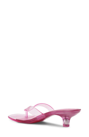 Women’s Transparent Low Heel Flip-Flop Sandals