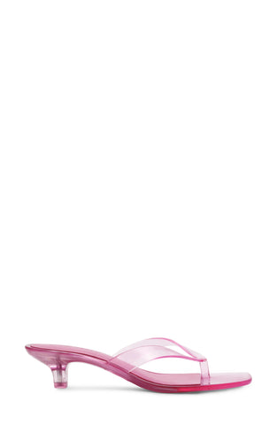 Women’s Transparent Low Heel Flip-Flop Sandals
