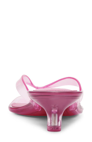 Women’s Transparent Low Heel Flip-Flop Sandals