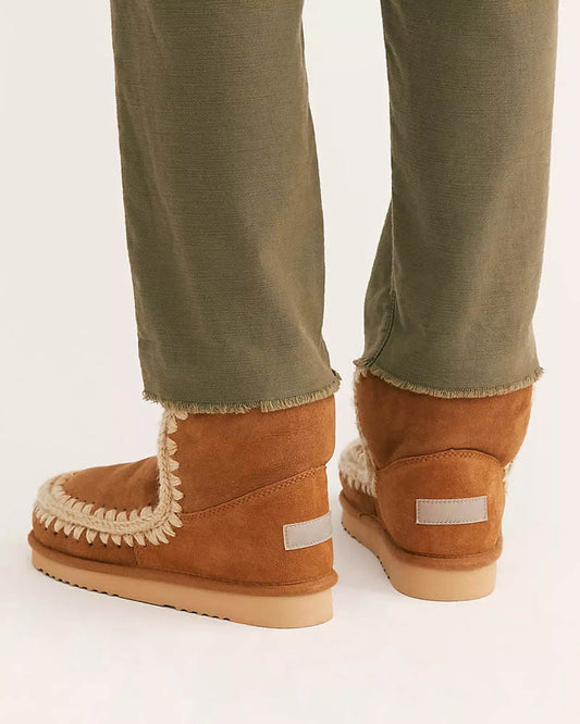 Glacier Sheepskin Ankle Boots with Shearling Lining