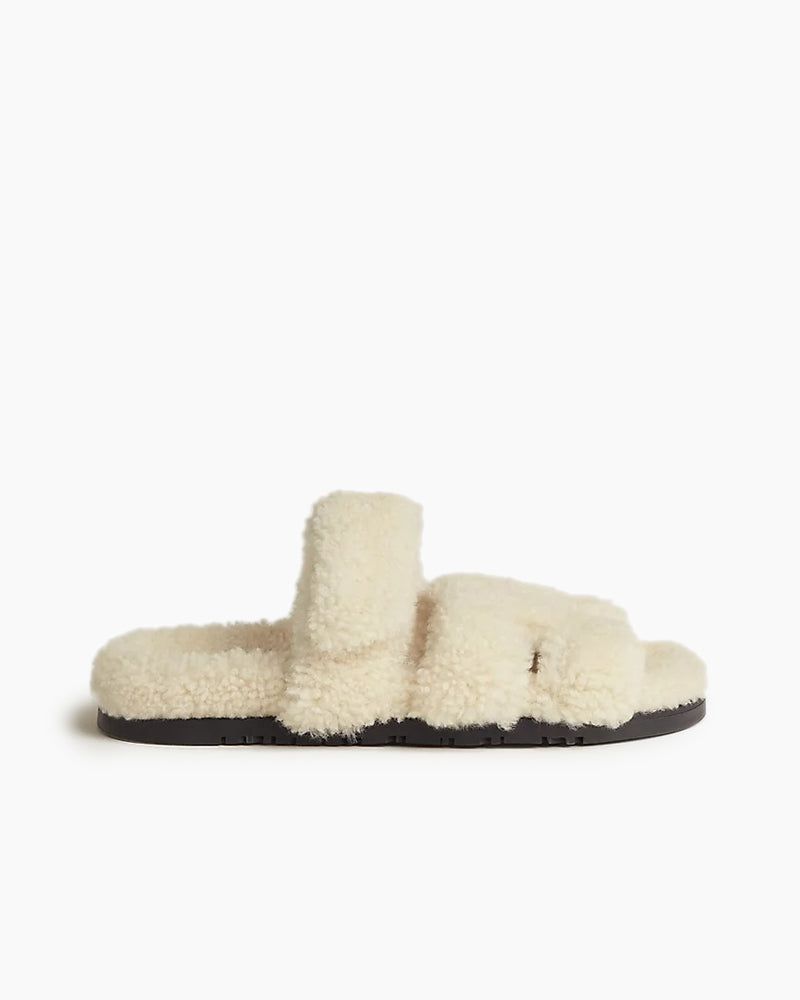 Chypre Plush Flat Sandal