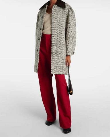 Women's Woven Suede Leather Boots